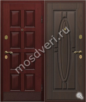 Теплая дверь с терморазрывом в квартиру МДФ - купить от производителя Мосдвери Теплая дверь с терморазрывом в квартиру МДФ