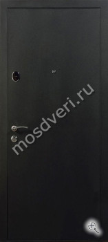 Металлическая дверь со скрытыми петлями черного цвета - купить от производителя Мосдвери Металлическая дверь со скрытыми петлями черного цвета